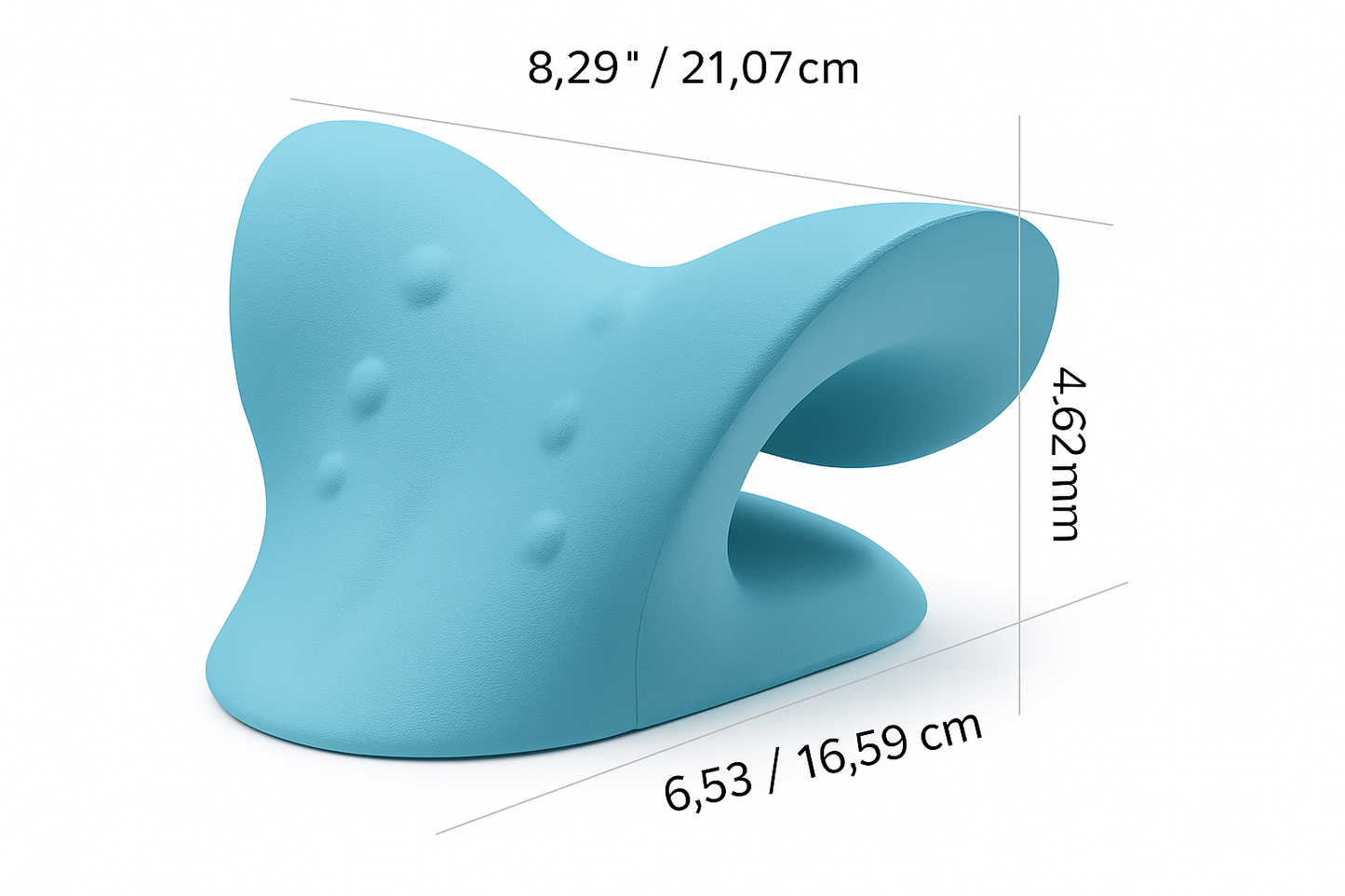 Ergonomic Neck Support Pillow – C-Type Cradle for Daily Relaxation & Alignment