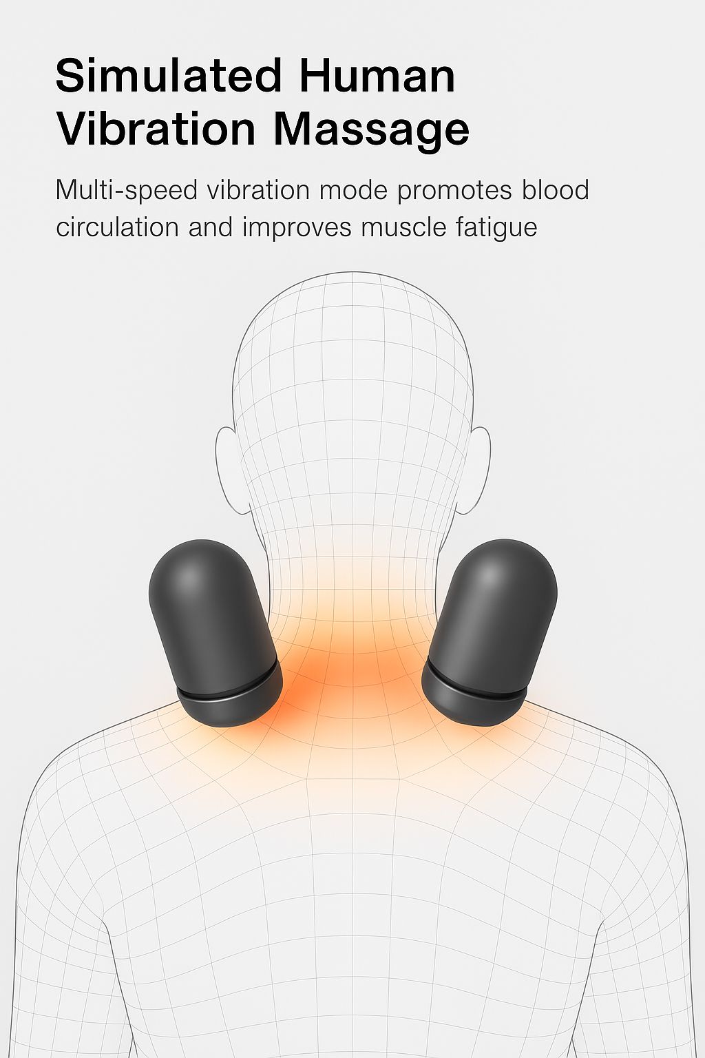 3-in-1 Cervical Neck Massager Pillow – Heat, Vibration & Traction Relief