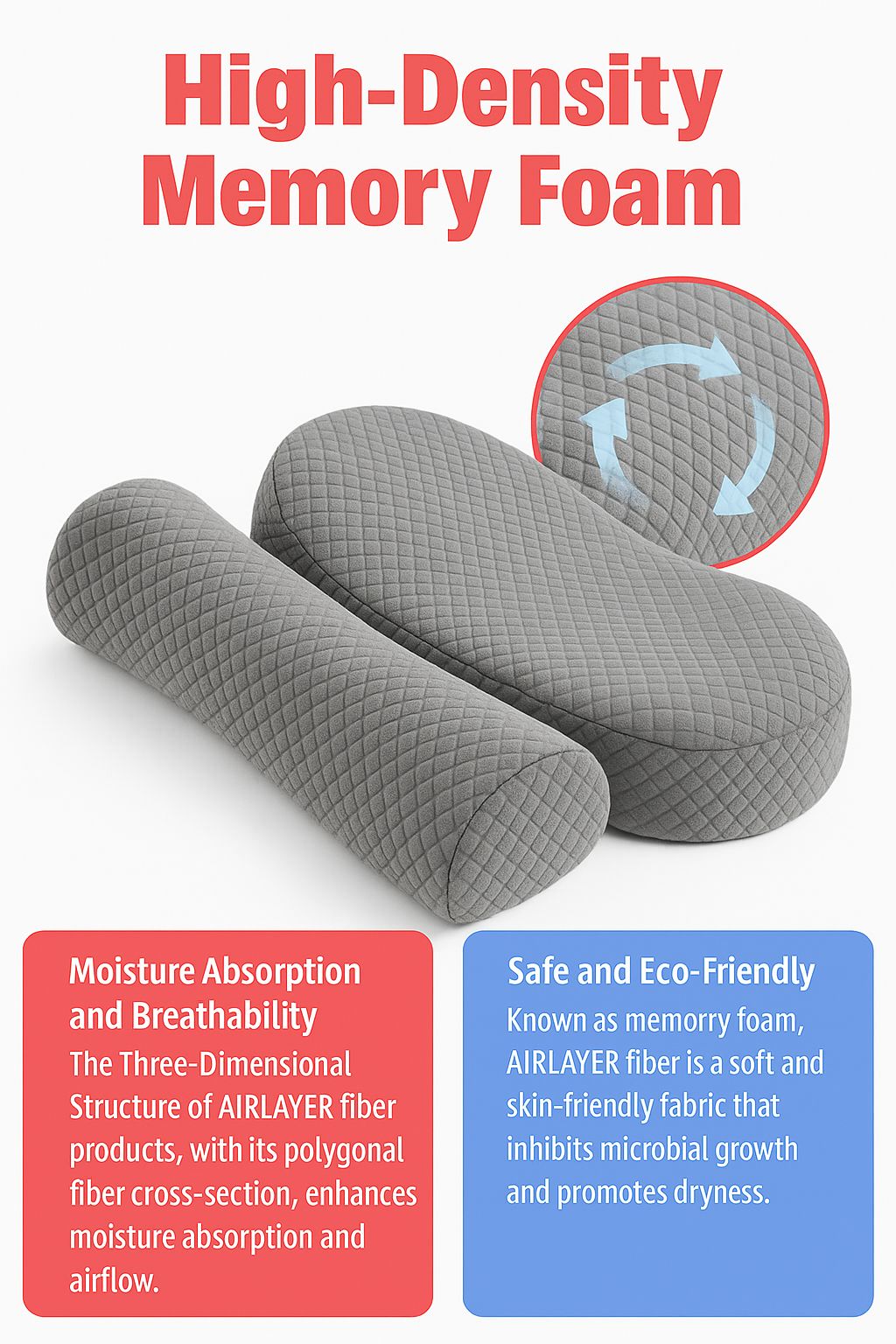 CerviAlign™ Orthopedic Neck Pillow – Memory Foam Cervical Support for Pain Relief &amp; Posture Correction