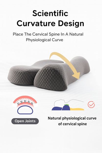CerviAlign™ Orthopedic Neck Pillow – Memory Foam Cervical Support for Pain Relief &amp; Posture Correction