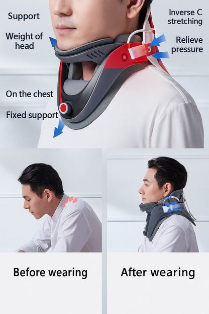 Adjustable Neck Support Brace – Lightweight & Foldable Design