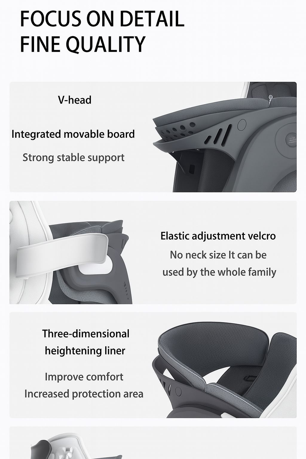 Adjustable Neck Support Brace – Lightweight & Foldable Design