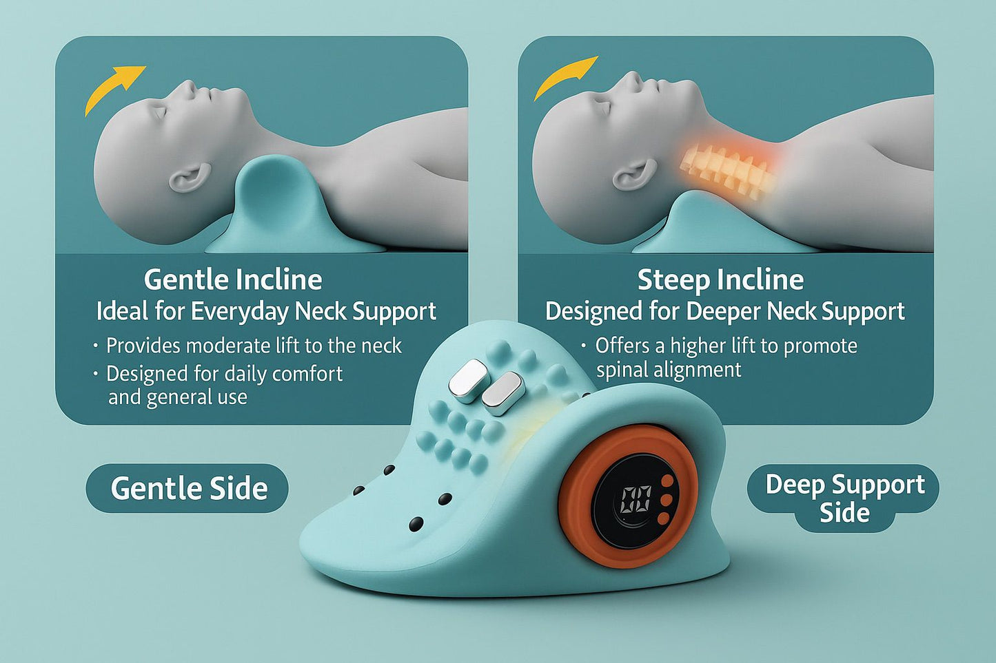 EMS Smart Neck Massager – Instant Relief, Anytime.